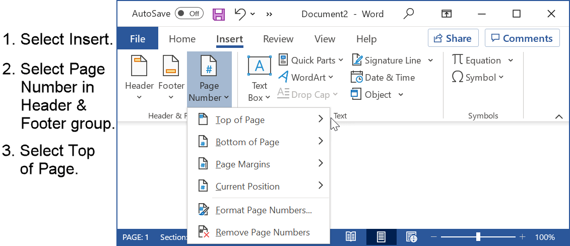 Title Page In APA Format Using Microsoft Word