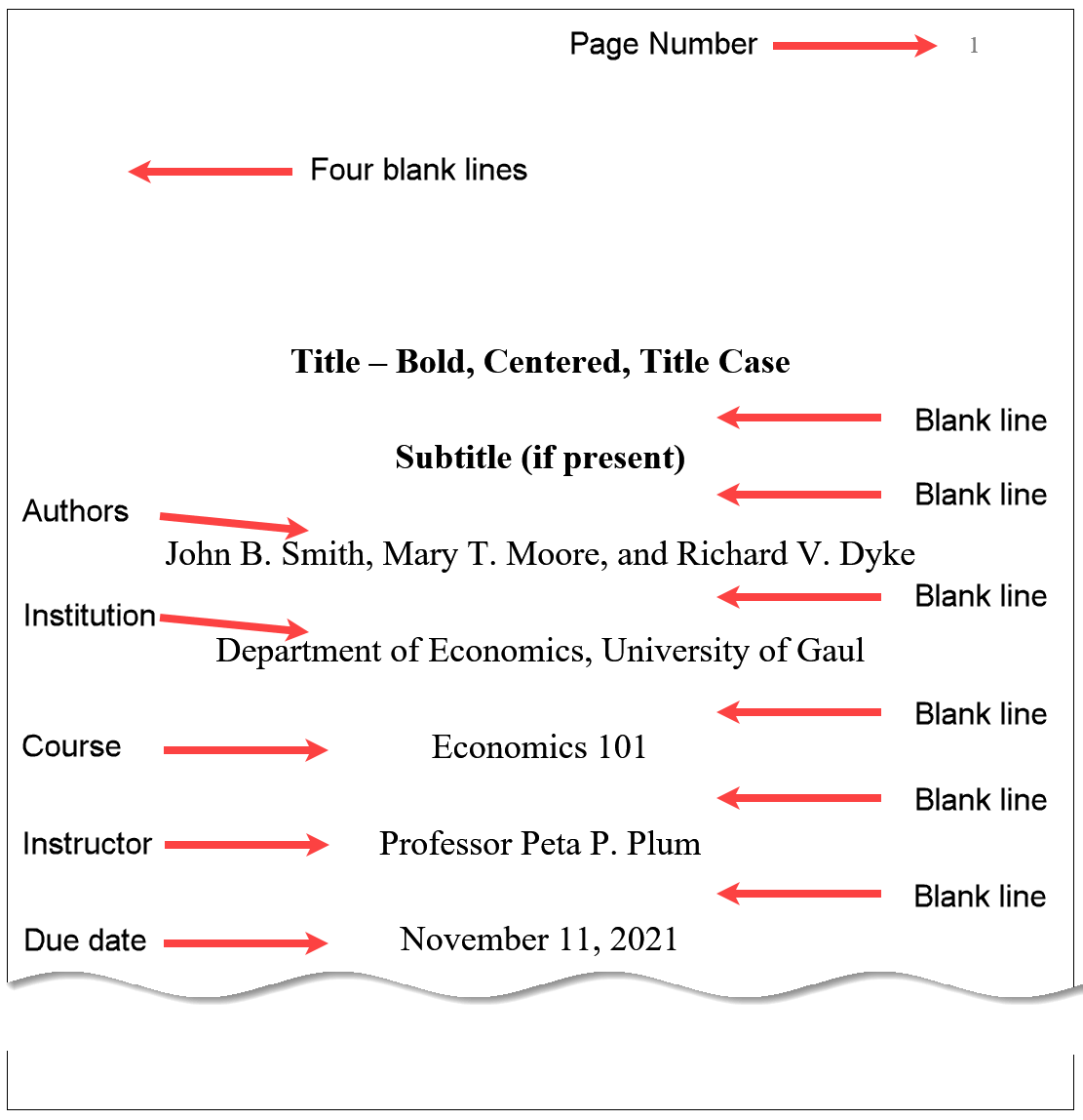 Apa Cover Page Format 7th Edition Delisa Stroud